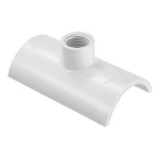 464-130 Sch 40 PVC Snap-On Saddle Tee 1 in. x 1/2 in. Snap-On x FIPT | Spears