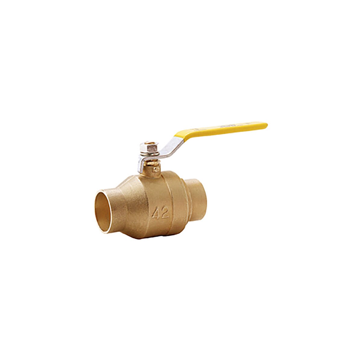 Ball Valve Full Port C x C 1-1/4 in. Forged Brass