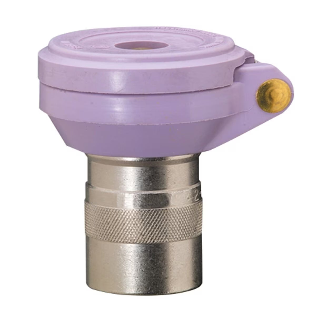 Signature Quick Coupling Valve 1 in. FIPT Inlet with Reclaimed Purple Locking Cover