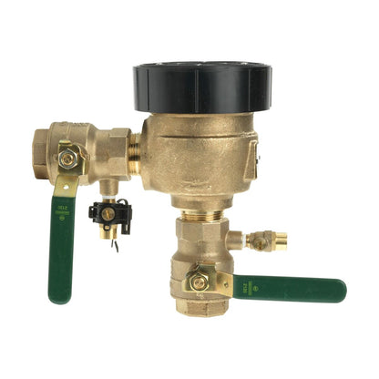 T387126  Watts 800M4 Anti-Siphon Pressure Vacuum Breaker w/ Ball Valves 1-1/4 in. Bronze w/ Freeze Sensing Capability (Sensing Upgrade Kit Sold Separately) | T387126