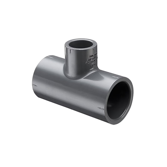 801-290  2 1/2 x 2 1/2 x 1 1/4 Reducing Tee Sch 80 PVC SSS Sprs | Spears