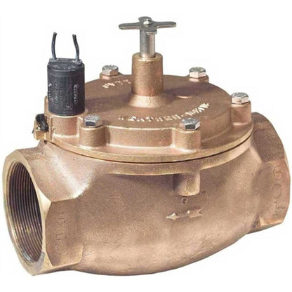 Weathermatic Globe Valve 8200 Brass 1-1/2 in. w/ Flow Control FIPT x FIPT