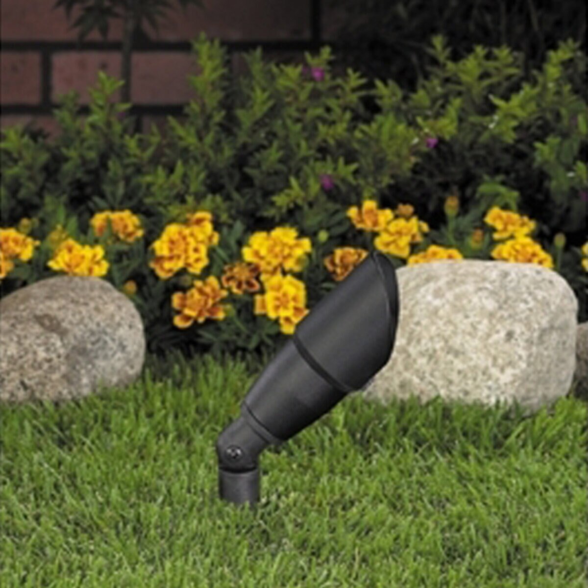 Vista GR-2216 Up Light Aluminum Housing Rust No Lamp