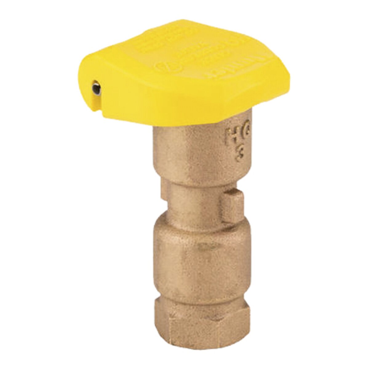 3/4 in. Npt, 1-Piece, 2-Slot, Yellow Color