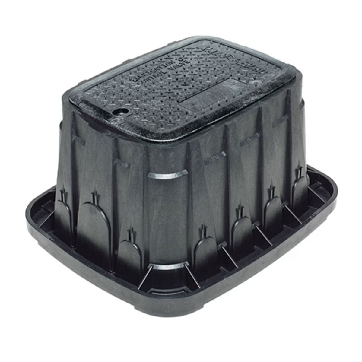Rain Bird Valve Box Rectangle 20 in. x 26 in. x 12 in.H Black Box/Green Lid Overlapping VB Specification Series