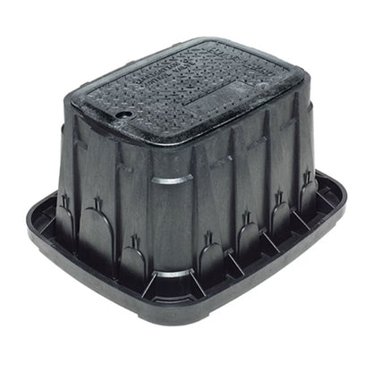 Rain Bird Valve Box Rectangle 20 in. x 26 in. x 12 in.H Black Box/Green Lid Overlapping VB Specification Series