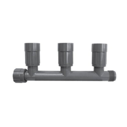 Lasco Tee PVC 1 in. Triple Tee Nut x Mthd x Vconn