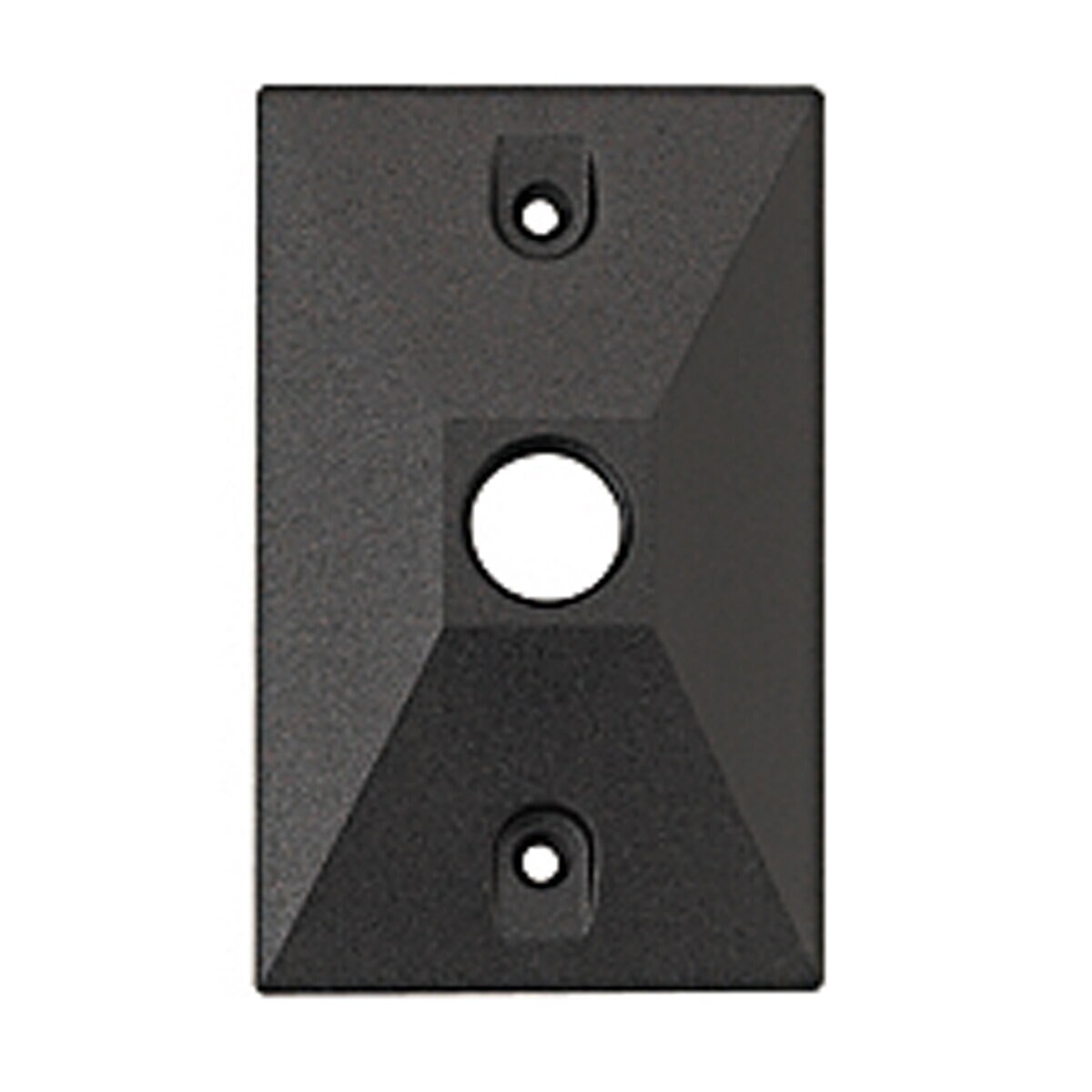 Rectangular Wall Canopy Black Vista-WM-150-B