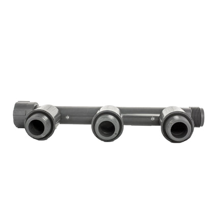 Lasco Tee UltraZone Series Gray PVC 1 in. x 1 in. x 1 in. Nut x MTHD x MVCONN