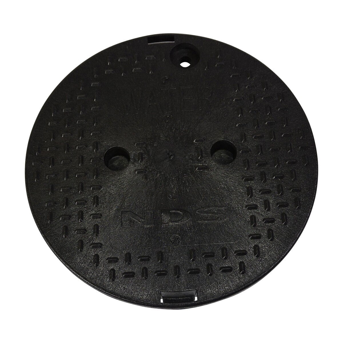 10" Round Cover Only Water Black Overlapping NDS