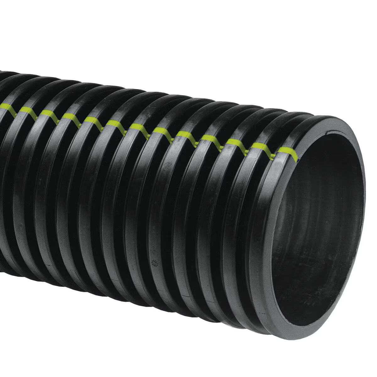 ADS 6 in. x 20 ft. N-12 Pipe Solid Bell End Soil Tight