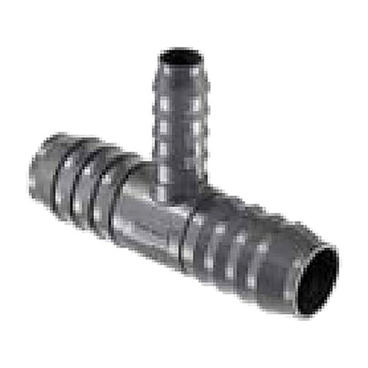 Spears Reducing Tee Gray PVC 1-1/4 in. x 1/2 in. Insert x Insert x Insert