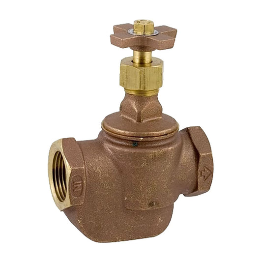 Aqualine Straight Valve Brass 1/2 in.