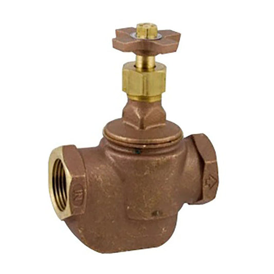 Aqualine Straight Valve w/ Cross Handle 1-1/2 in.
