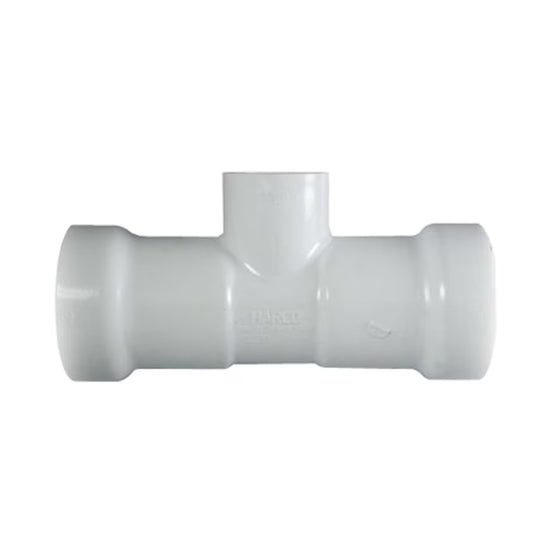 Harco SDR-21 PVC Service Tee 2-1/2 in. x 1-1/2 in. Gasket x Acme