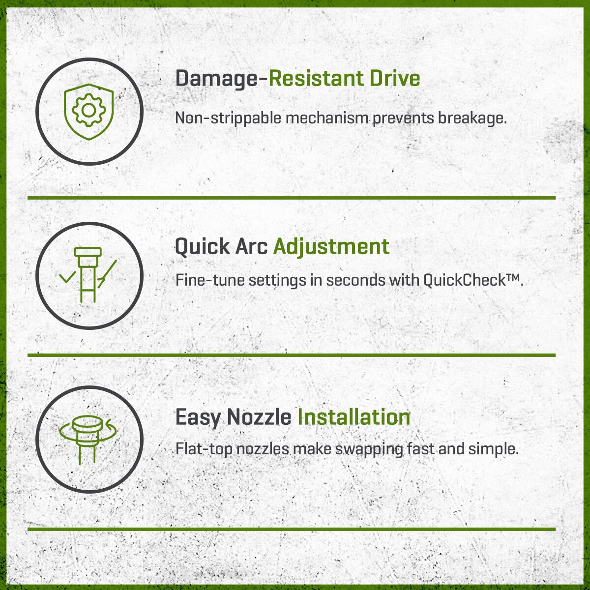 Hunter PGP Ultra Adjustable Rotor 4 in. Riser with 2.5 Nozzle