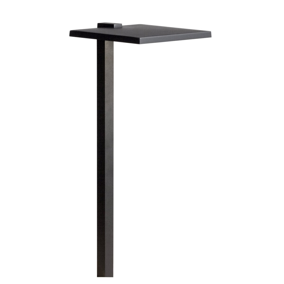 Kichler 16197BKT30  8 in. Shallow Shade Path Light Black Finish 3000K