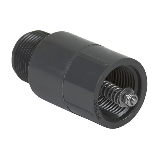 Spears In-Line Adjustable Spring Check Valve 1 in. Fipt x Mipt