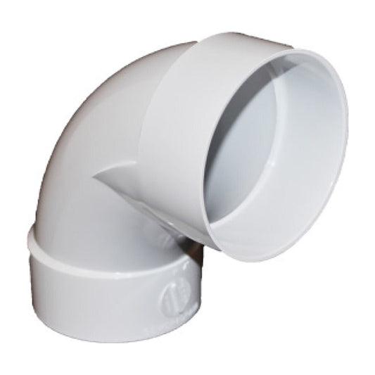 Normandy PVC 90 Degree 1/4 Bend Long Turn Elbow 4 in. H x H