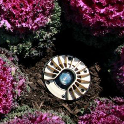 FX RP Well Light Natural Brass No Lamp w/ Louver