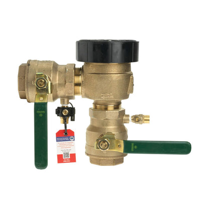 T387122  Watts 800M4 Anti-Siphon Pressure Vacuum Breaker w/ Ball Valves 2 in. Bronze w/ Freeze Sensing Capability (Sensing Upgrade Kit Sold Separately) T387122