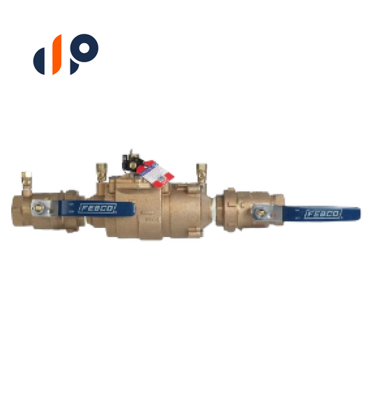 T2616  FEBCO 850U Double Check Assembly w/ Unions 2 in. Bronze w/ Freeze Sensing Capability (Sensing Upgrade Kit Sold Separately) | T2616