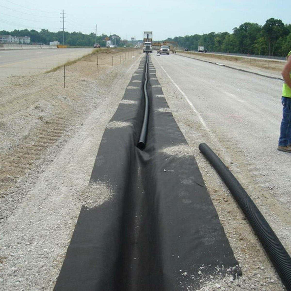 ADS 3 in. x 10 ft. Single Wall Pipe Solid Internal Joint