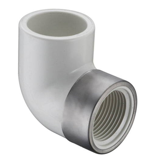 407-131SR Sch 40 PVC Special Reinforced 90 Degree Reducing Elbow 1 in. x 3/4 in. Socket x FIPT | Spears