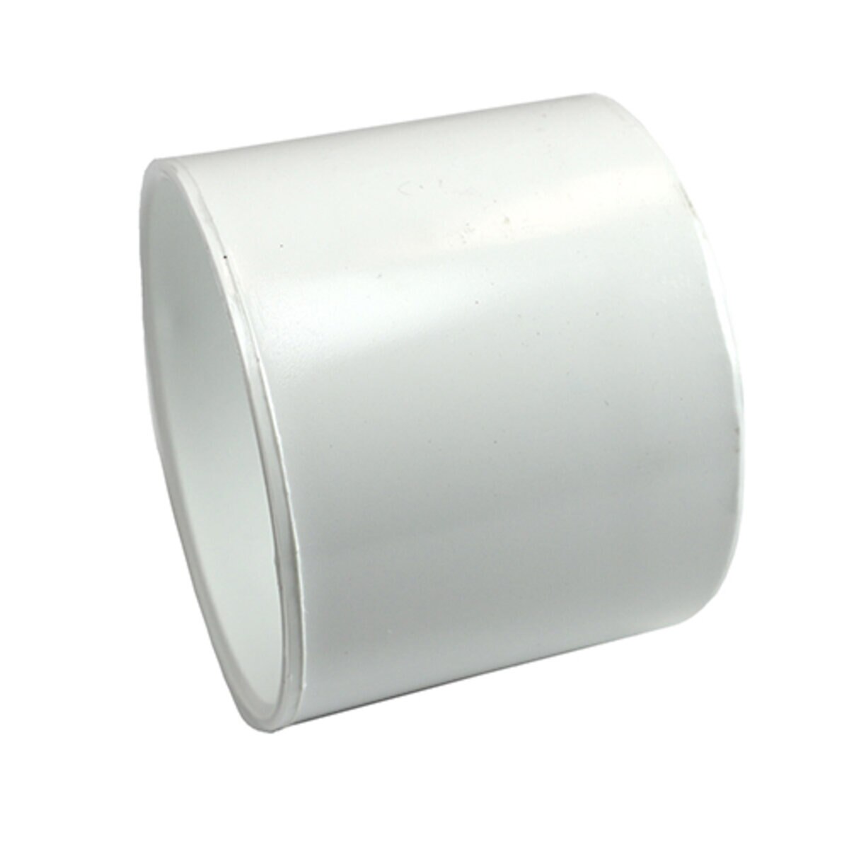 4P05R -NDS PVC S&D No Stop Repair Coupling HUB x HUB White 4 in.