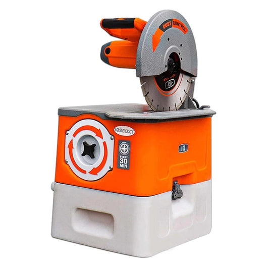 IQ Power Tools Dry Cut Masonry Saw with Integrated Dust Control 120V. Includes 14 in. Q-Drive Combo Blade