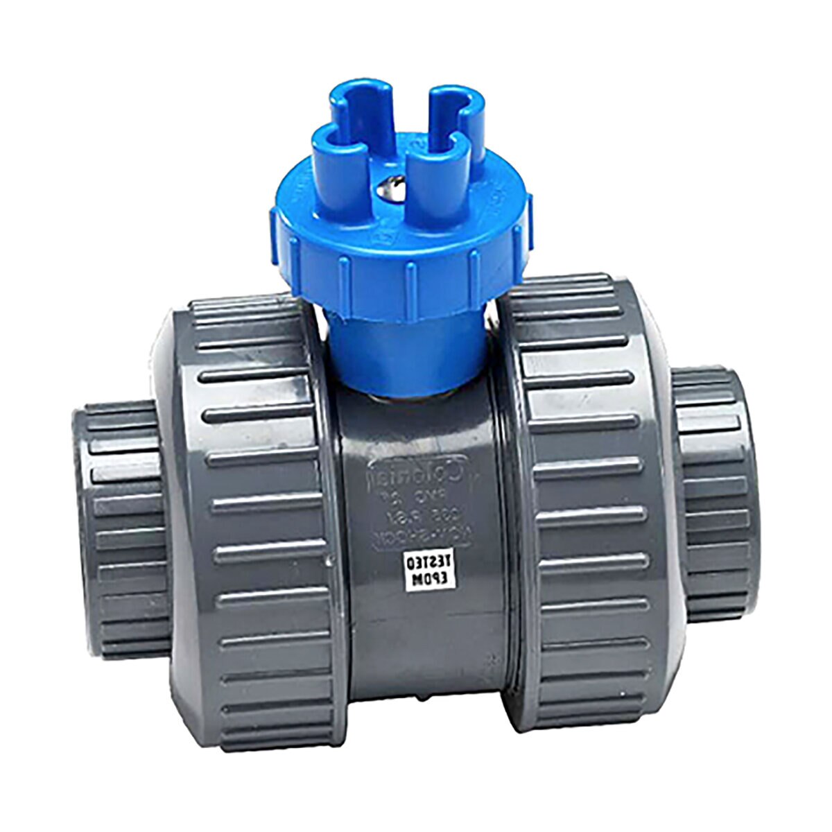V14101N-SC  Lasco Slo-Close True Union Ball Valve PVC 1-1/4 in. Slip & Threaded EPDM O-Ring