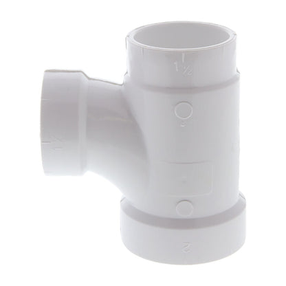 Nibco K098700  DWV Tee PVC 3 in. Hub x Hub x Hub