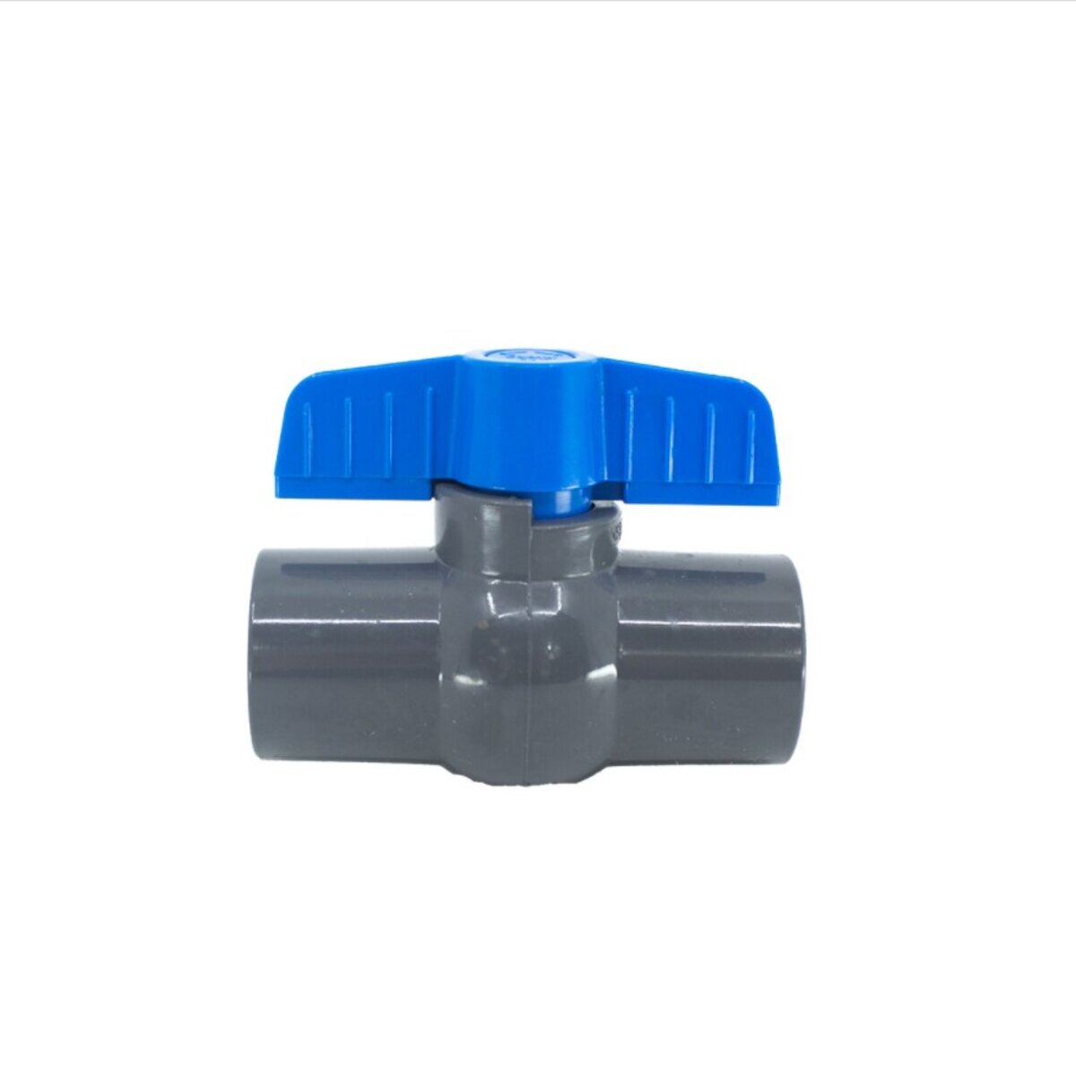 V10791N Lasco 491 Commercial Ball Valve Thread PVC Gray 1 in. w/ Blue Handle