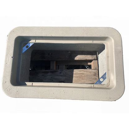 Christy Valve Box Concrete 12 in. x 22-1/4 in.