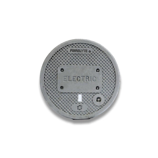 Christy Valve Box Lid Rectangle 10 in. x 15 in. Drop-in Concrete Locking For B09 Box Lid Only