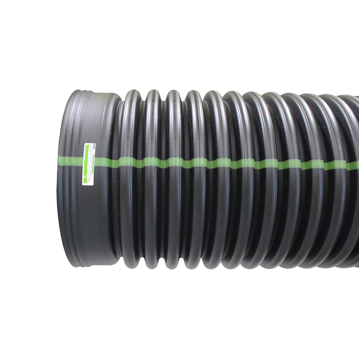 ADS 8 in. x 20 ft. Dual Wall Pipe Solid Bell End Highway Water Tight