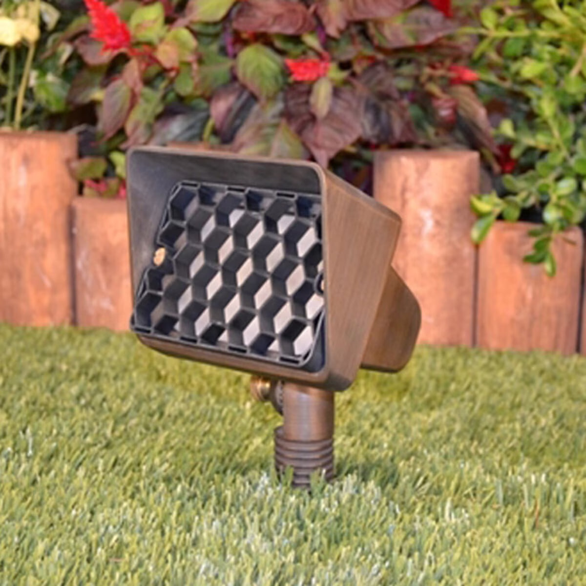 Unique  STAR-NL  Starburst Wall Wash Brass Housing Weathered Brass No Lamp
