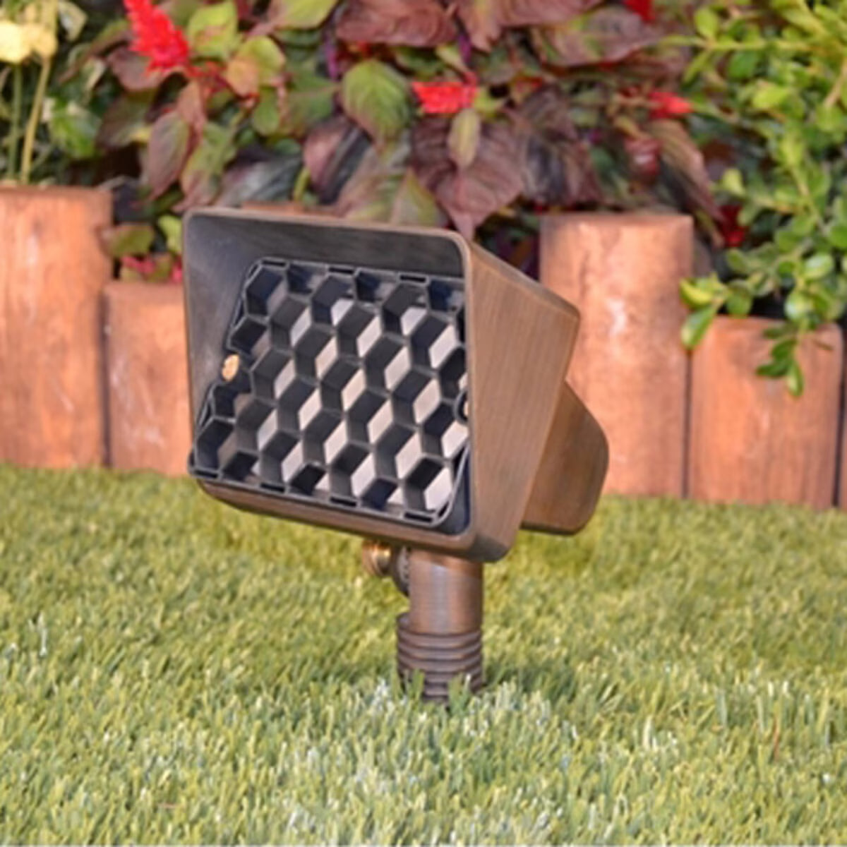 Unique  STAR-NL  Starburst Wall Wash Brass Housing Weathered Brass No Lamp