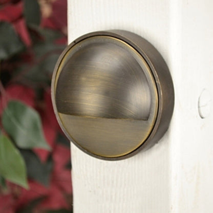 Unique  GEMI-NL  Gemini Niche Light Brass Housing Weathered Brass LED No Lamp