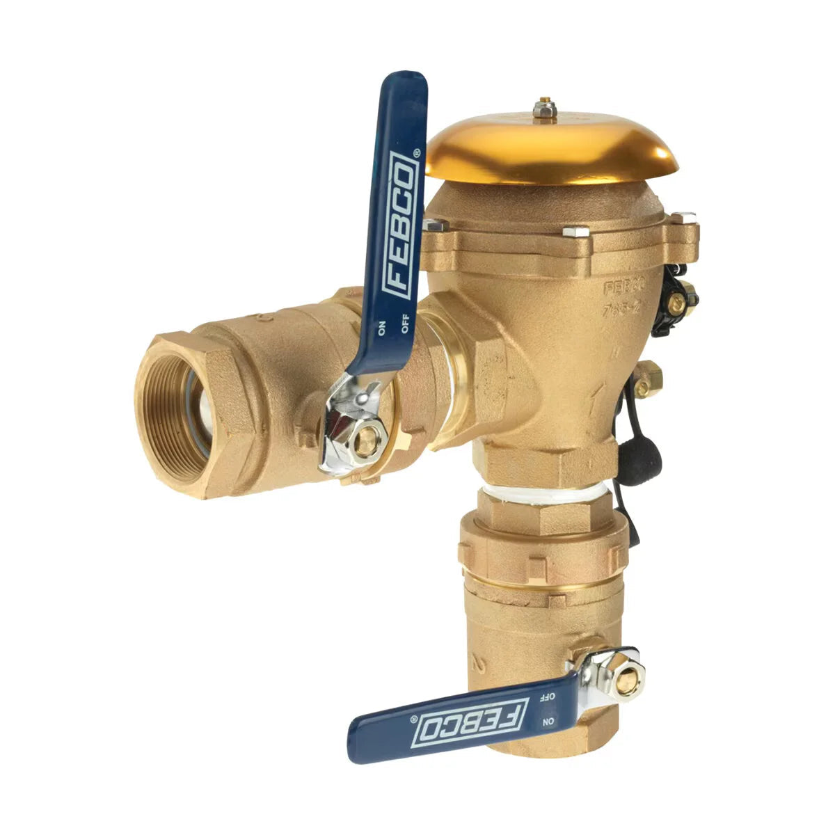 T765HUB  FEBCO U765 Pressure Vacuum Breaker w/ Unions 2 in. Bronze w/ Freeze Sensing Capability (Sensing Upgrade Kit Sold Separately) | T765HUB