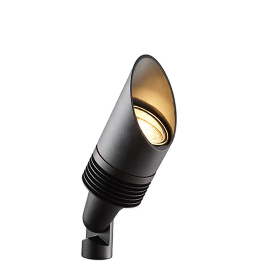 FX-NP3LEDFB- NP Up Light Aluminum Housing Flat Black 4.2W 2700K 35 Degree LED