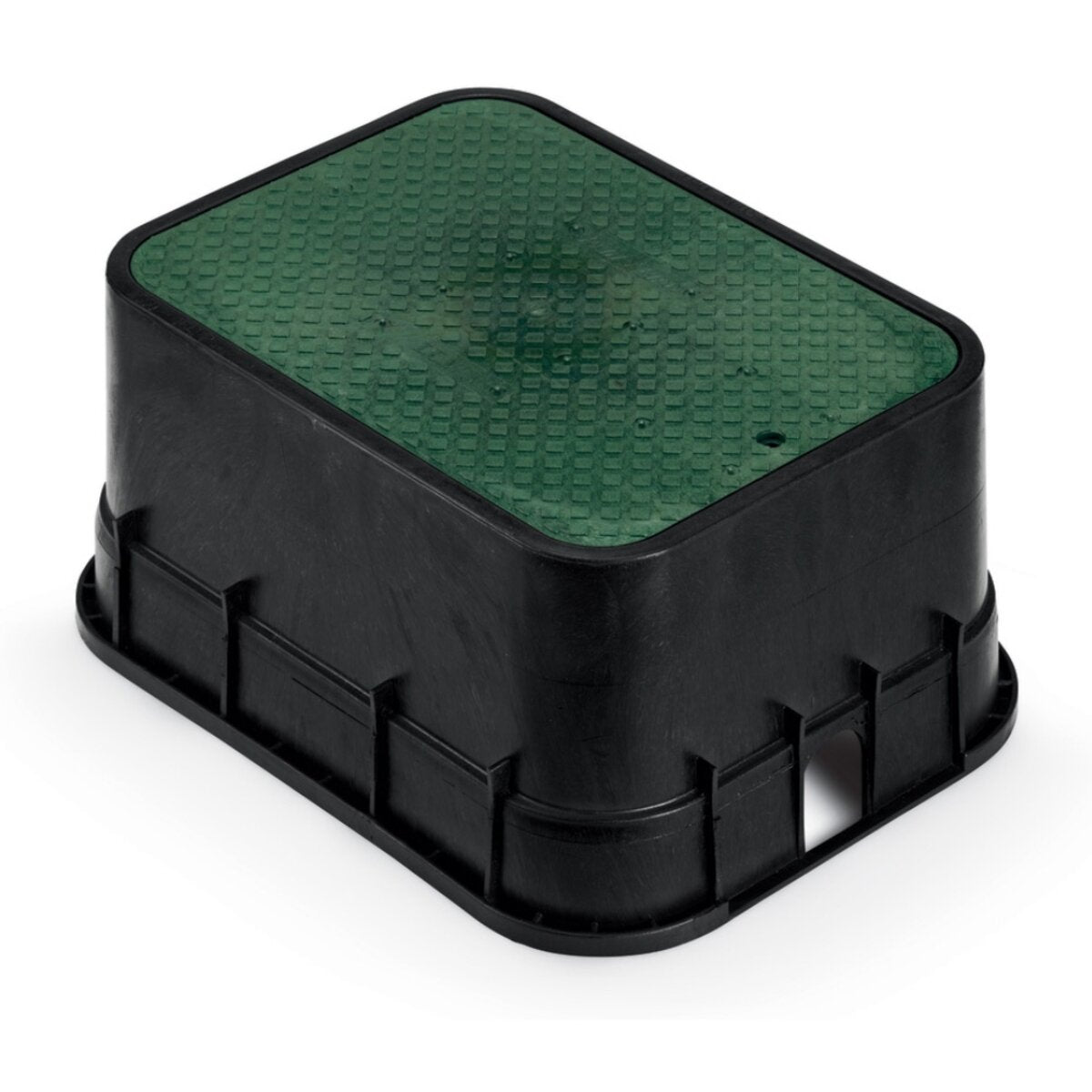 12 in. Jumbo Black Body With Drop In Green Lid