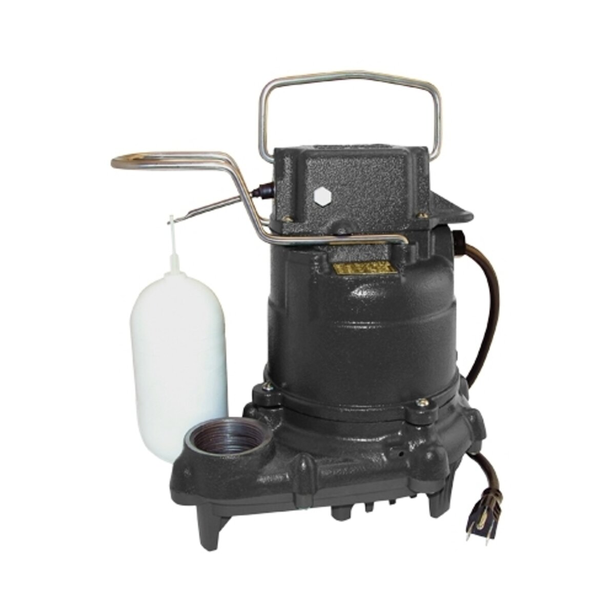 Flint & Walling  3SEL Submersible Sump Pump 43 Gpm 3/10 HP 115V Auto/Float Switch w/ Power Cord Cast Iron