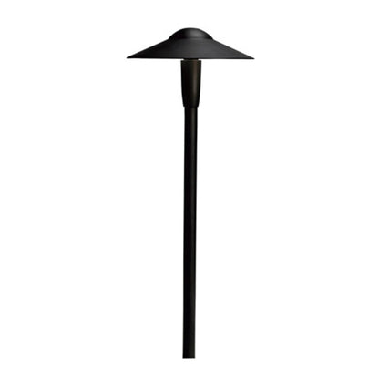 Kichler-15810BKT30R- 15810 Path Light Aluminum Textured Black Finish 4.3W 3000K LED