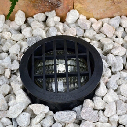 Unique F200-NL-GR   F200 Well Light Composite Housing Black No Lamp with Grate 25 ft Lead