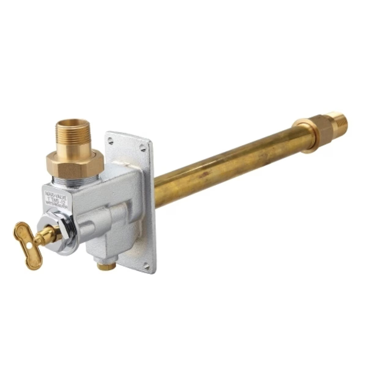 Watts TWS Wall Hydrant 1 in. MIPT 12 in. L