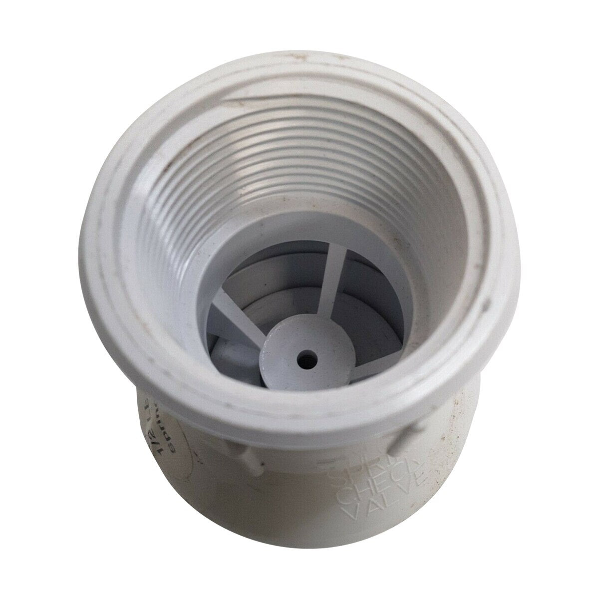 NDS Spring Check Valve PVC IPS 1-1/2 in. FIPT x FIPT