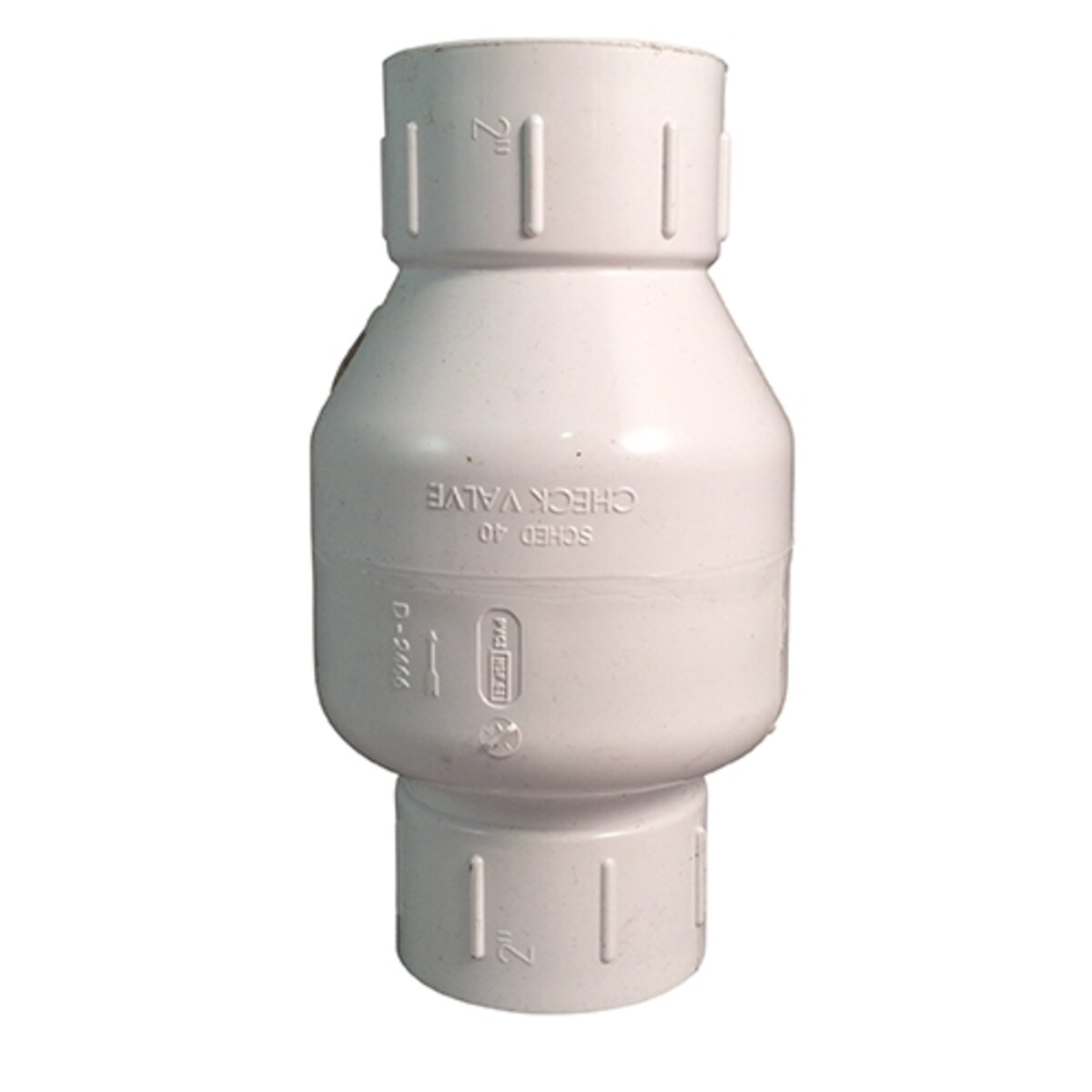 NDS FloControl Series 1001 Spring Check Valve PVC 2 in. FIPT 1/2# Spring