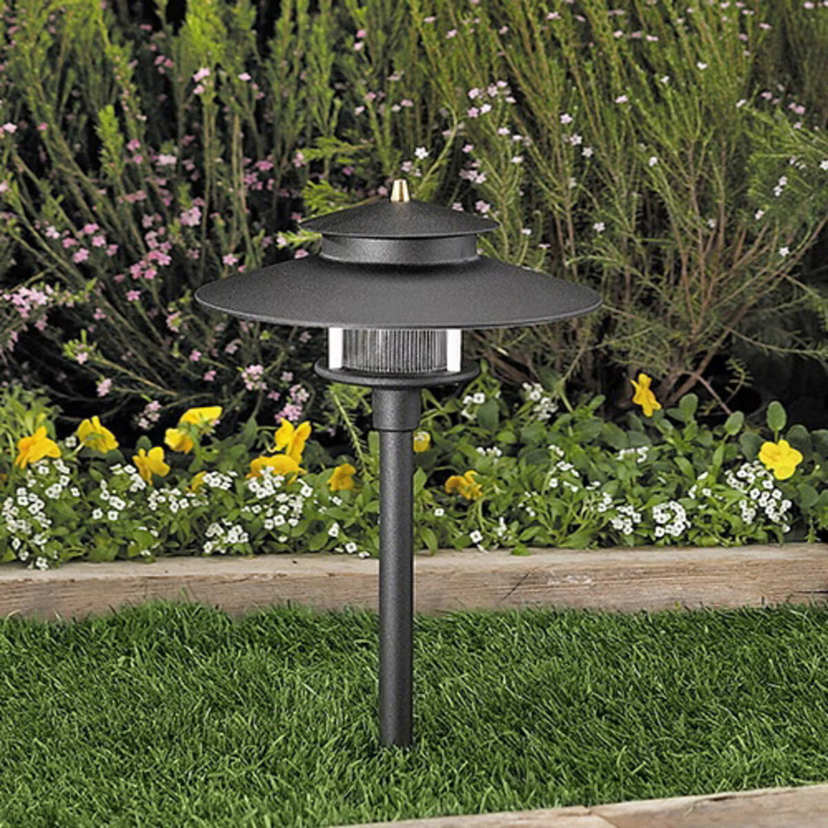 Vista  PR-9206-B-W-LB5ND  PR-9206 Path Light Aluminum Black Finish 5W 3000K LED