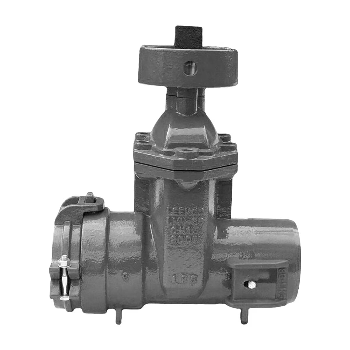 Leemco Gate Valve LMV-SB Series Spigot x Bell 350 PSI 6 in. x 6 in. Ductile Iron